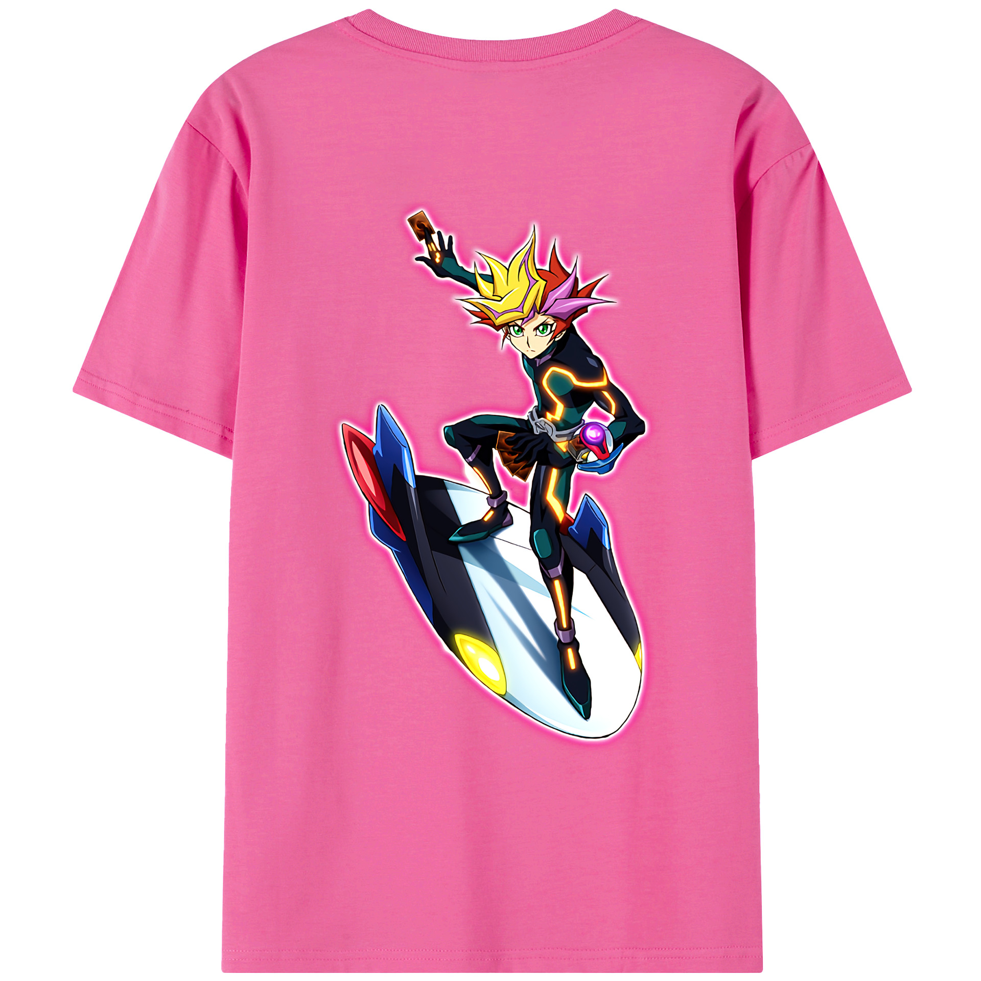 （画像用） 遊☆戯☆王 Yu-Gi-Oh! レディース半袖Tシャツ(バックプリント)